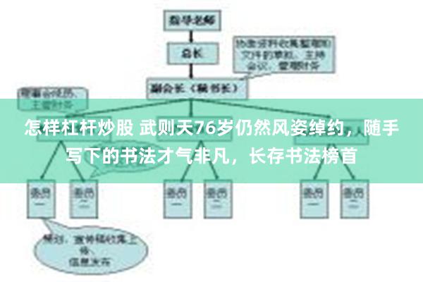 怎样杠杆炒股 武则天76岁仍然风姿绰约，随手写下的书法才气非凡，长存书法榜首