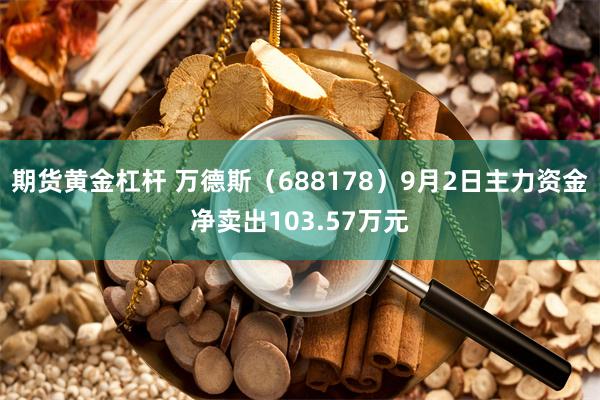 期货黄金杠杆 万德斯（688178）9月2日主力资金净卖出103.57万元